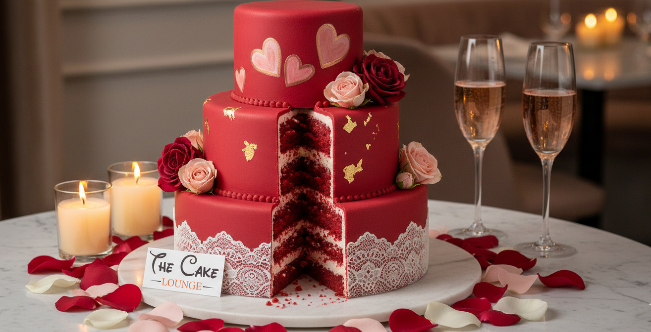 Romantic-Flavors for Valentine's Day Cake
