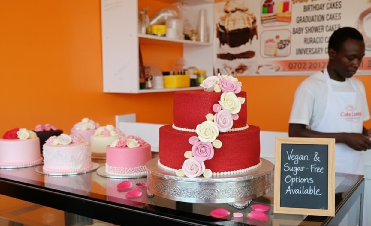 Sugar-Free & Vegan Valentine's Cakes in Nairobi